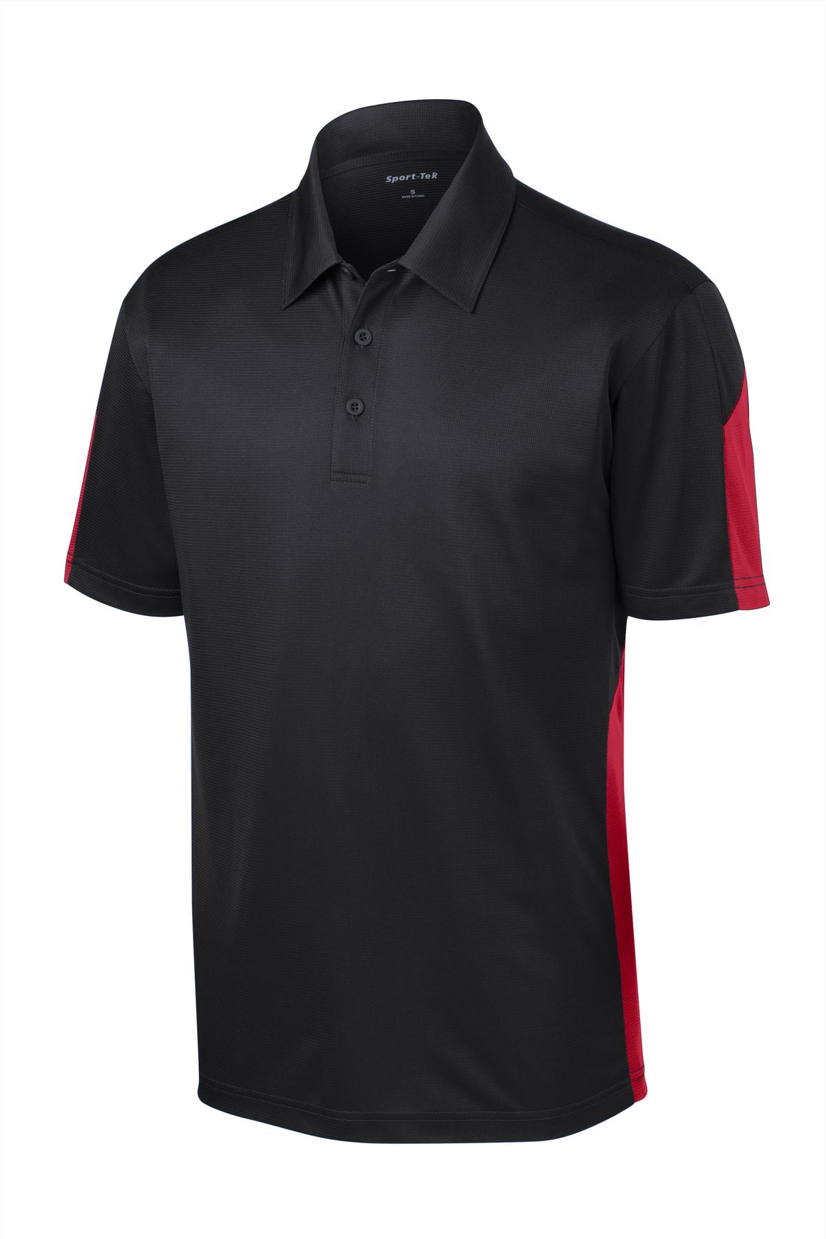 Sport-Tek PosiCharge Active Textured Colorblock Polo. ST695