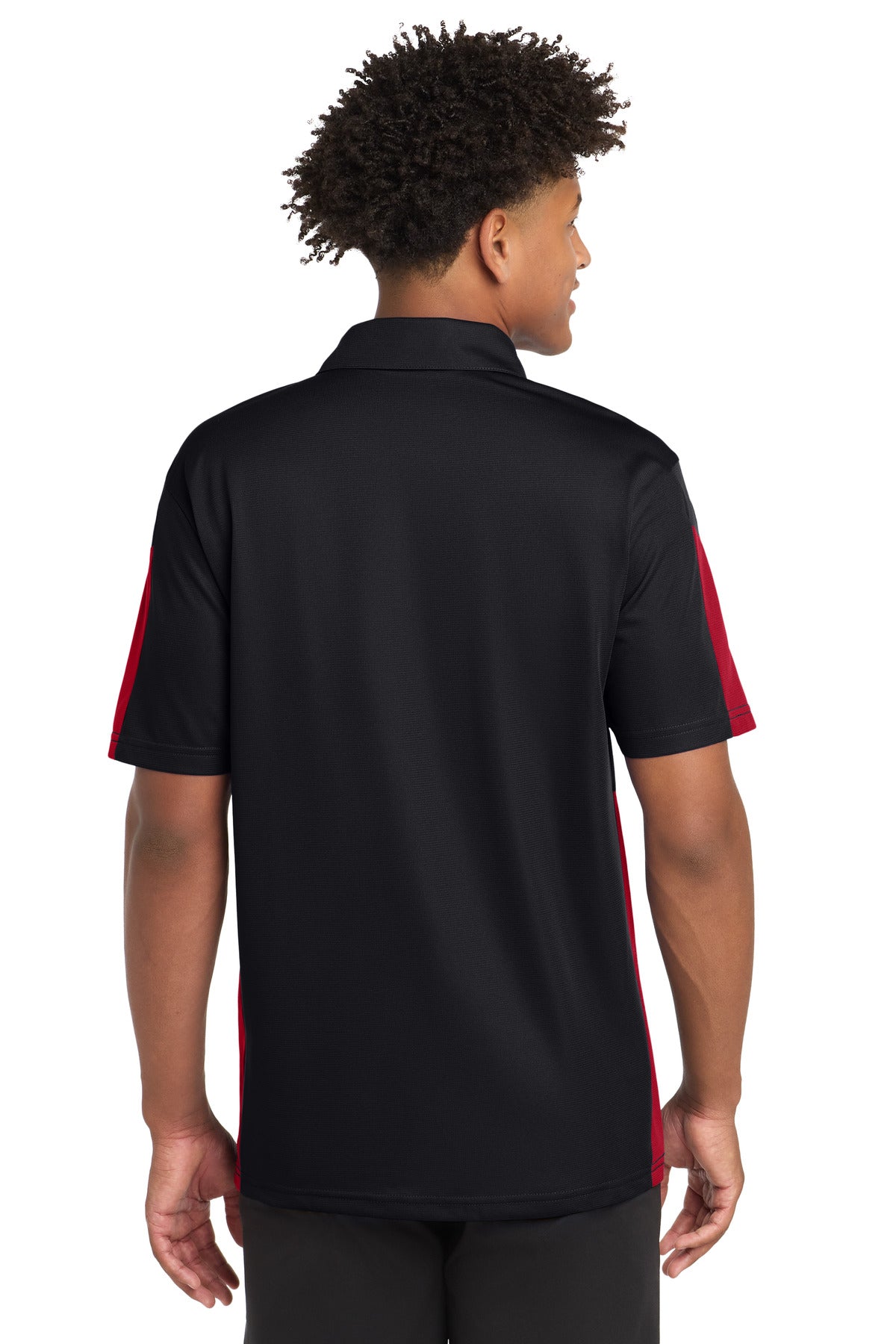 Sport-Tek PosiCharge Active Textured Colorblock Polo. ST695