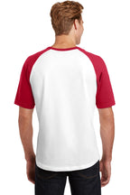 Sport-Tek Short Sleeve Colorblock Raglan Jersey. T201