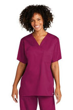 Wink Unisex WorkFlex Chest Pocket V-Neck Top WW3160
