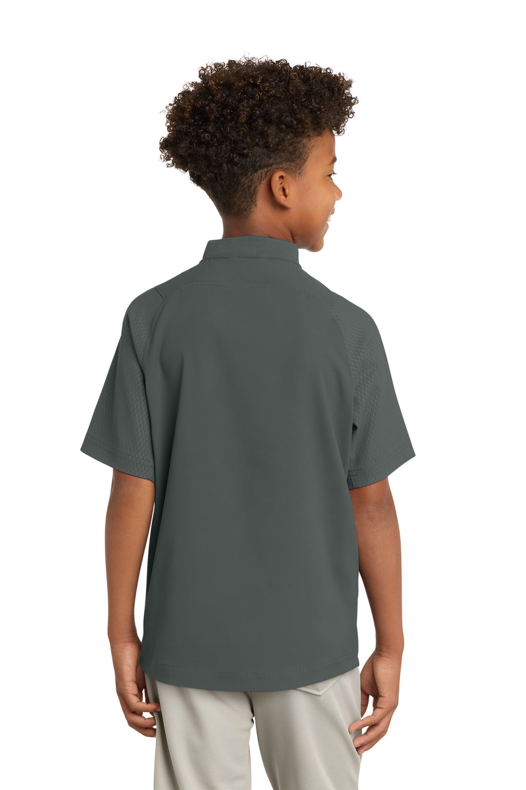 New Era  Youth Cage Short Sleeve 1/4-Zip Jacket. YNEA600
