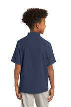 New Era  Youth Cage Short Sleeve 1/4-Zip Jacket. YNEA600