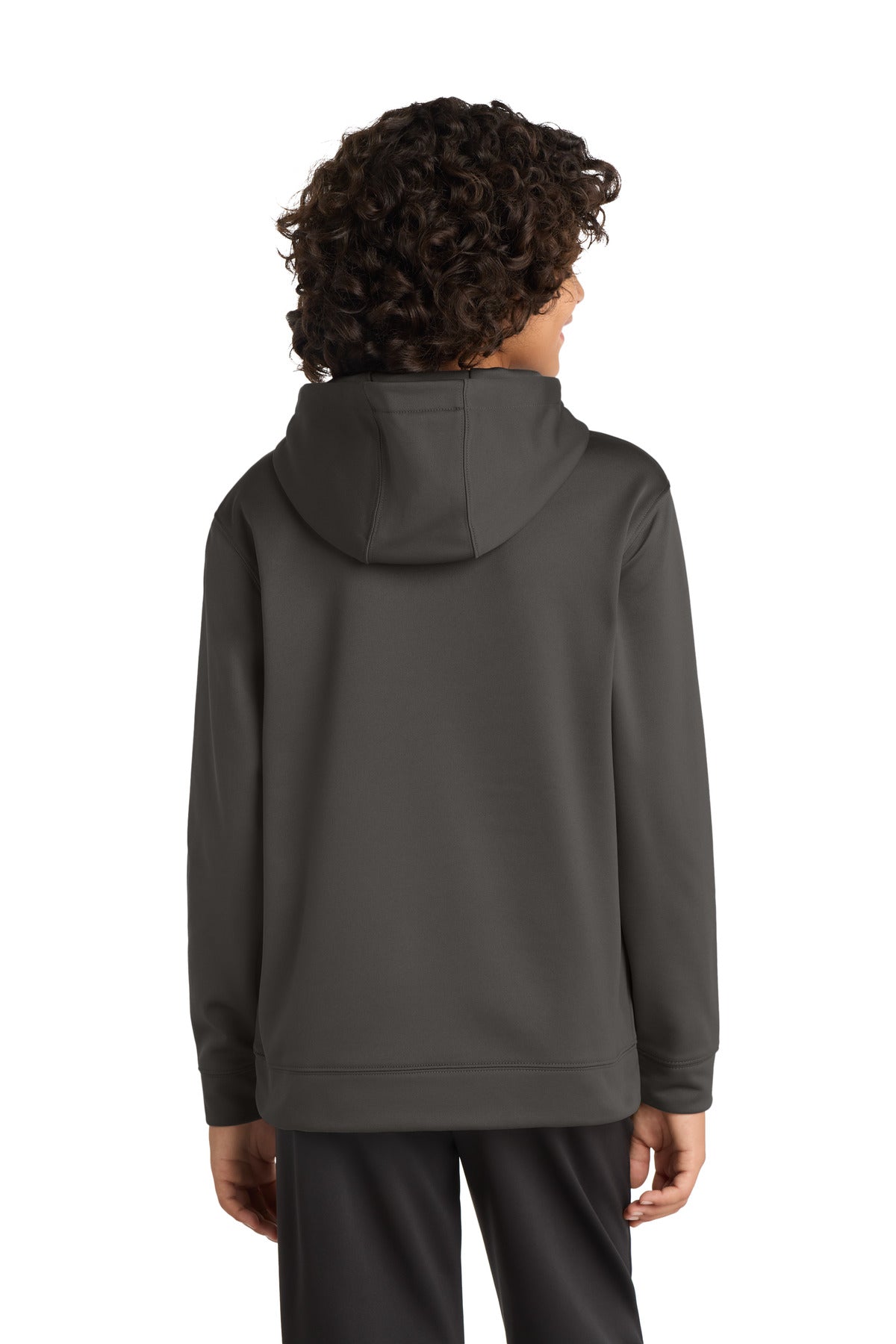 Sport-Tek Youth Sport-Wick Fleece Hooded Pullover. YST244