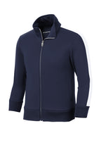Sport-Tek  Youth Tricot Sleeve Stripe Track Jacket. YST94