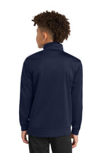Sport-Tek  Youth Tricot Sleeve Stripe Track Jacket. YST94